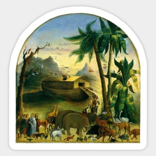 Noah's Ark (1870) by Joseph Henry Hidley Sticker